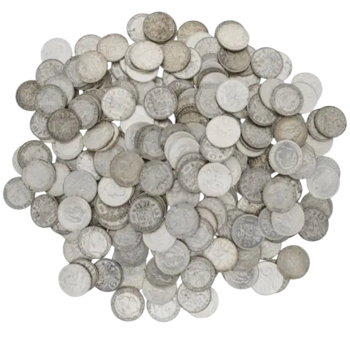 Silbermünzen Sammlung